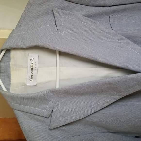 Pinstripe French Couture Blazer🕊Seersucker - Picture 2 of 15